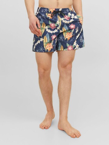 JACK & JONES Board Shorts 'Fiji' in Blue: front