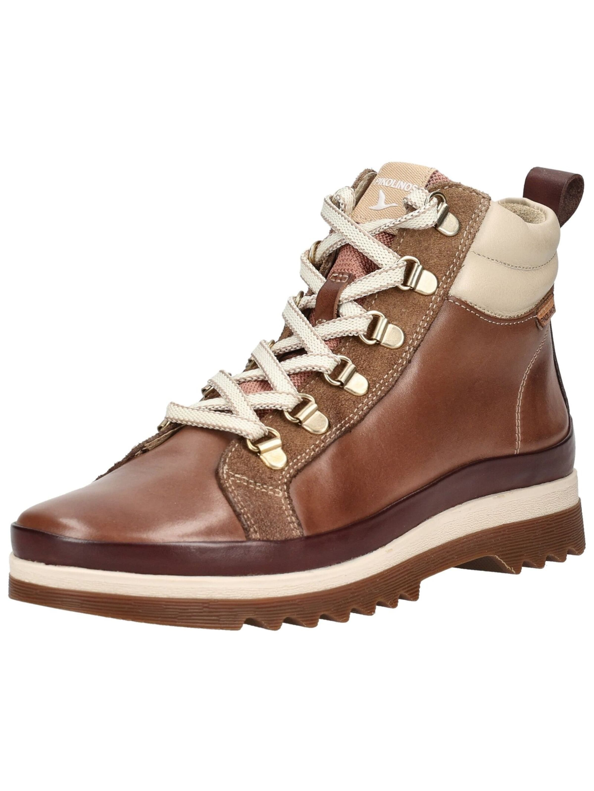 Bottines à lacets PIKOLINOS en marron : devant