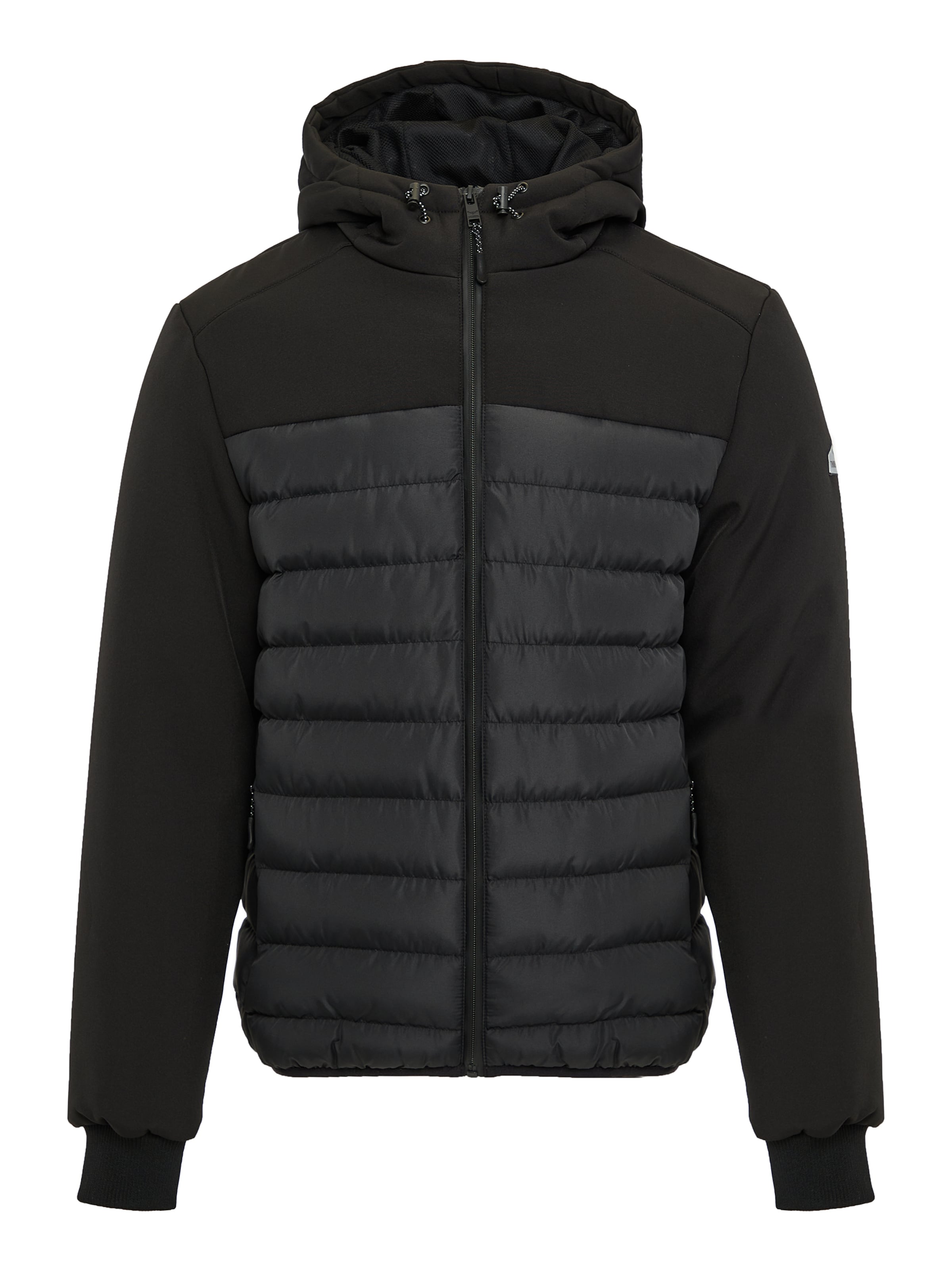 Threadbare Jacke in Schwarz: Vorderseite