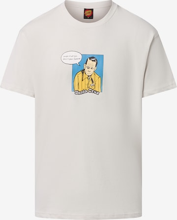 T-Shirt ' Dressen Laugh It Up ' Santa Cruz en beige : devant