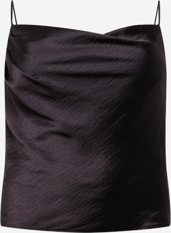 Gina Tricot Curve Top 'Sandra' w kolorze czarny: przód