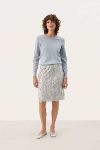 Part Two Sweater 'Gertie' in Grey