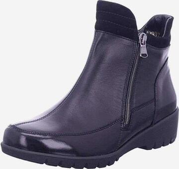 WALDLÄUFER Ankle Boots in Black: front