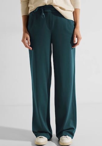 CECIL Wide leg Pants in Blue: front