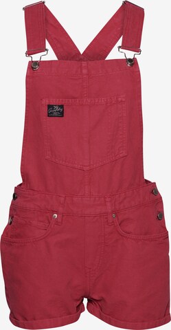 Superdry Overalls in Pink: front