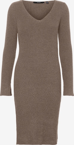 Robe 'BRITANY' VERO MODA en marron : devant