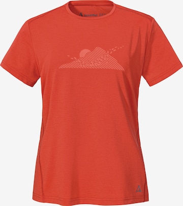 Schöffel Shirt 'Circ Sulten' in Rood: voorkant
