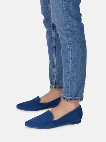 Apple of Eden Slipper 'Beth' in Blau: predná strana