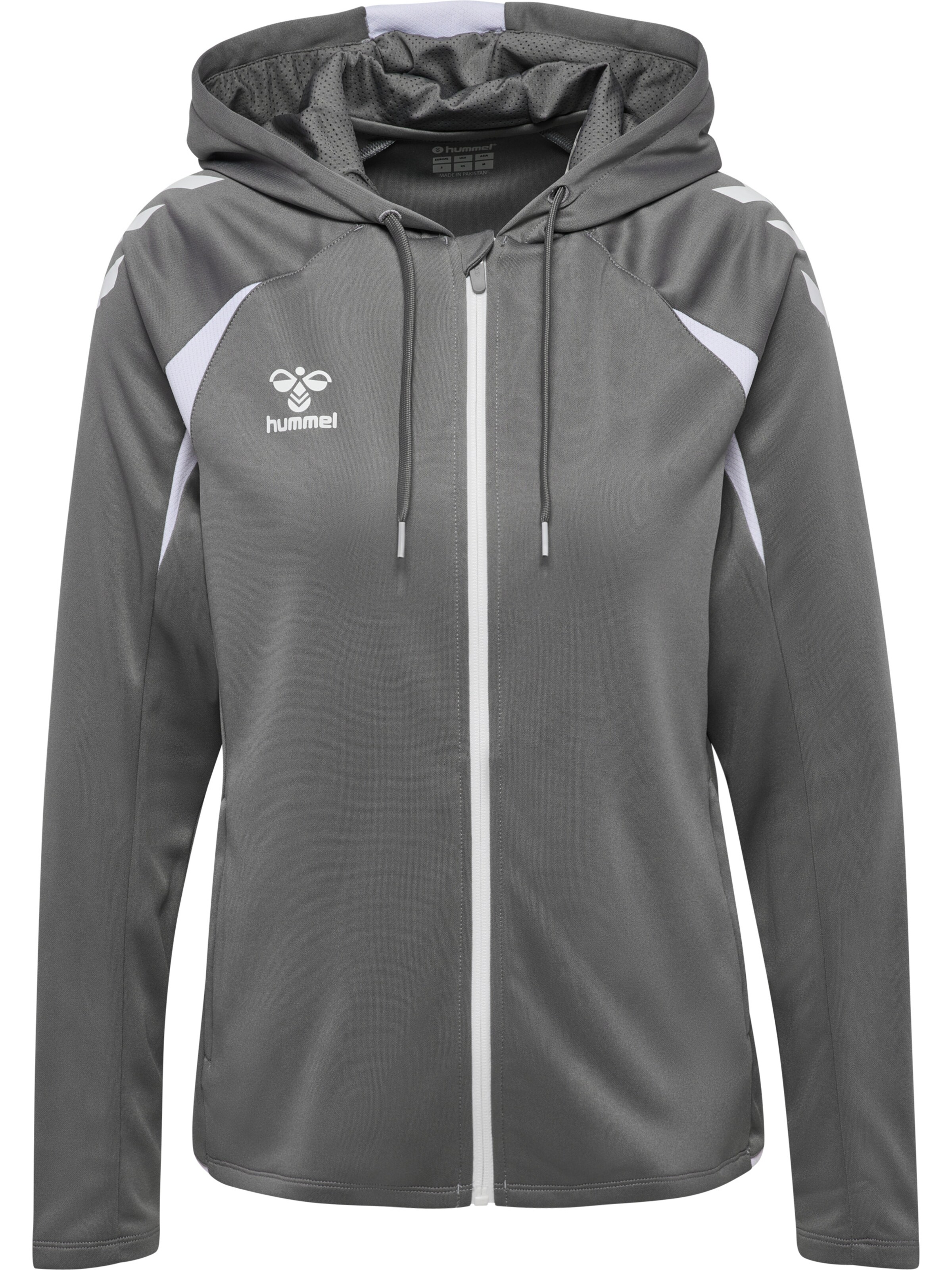 Hummel Sportsweatshirt i XXL i mørkegrå / hvid, Produktvisning