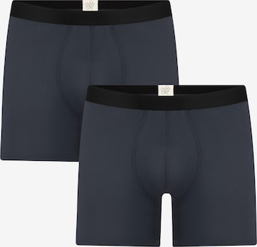 Albero Natur Long Johns 'Bio-Baumwoll-Herren Long Trunks - 2er Pack' in Grey: front
