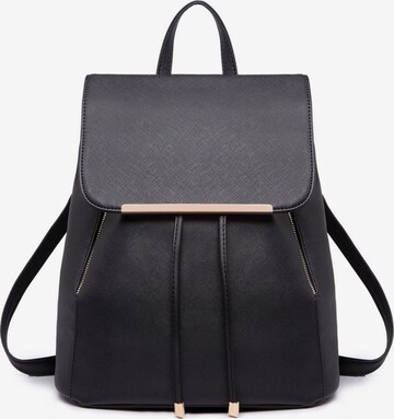 Miss Lulu Rucksack in Schwarz: Vorderseite