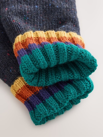 Next Set: Mütze, Schal und Handschuhe in Blau