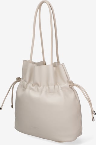 Borsa a sacco di David Jones in beige: frontale