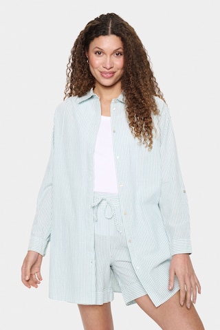 SAINT TROPEZ Blouse in Blue: front