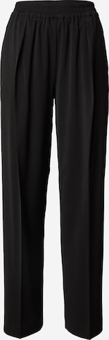 Samsøe Samsøe - Loosefit Pantalón de pinzas 'JULIA' en negro: frente