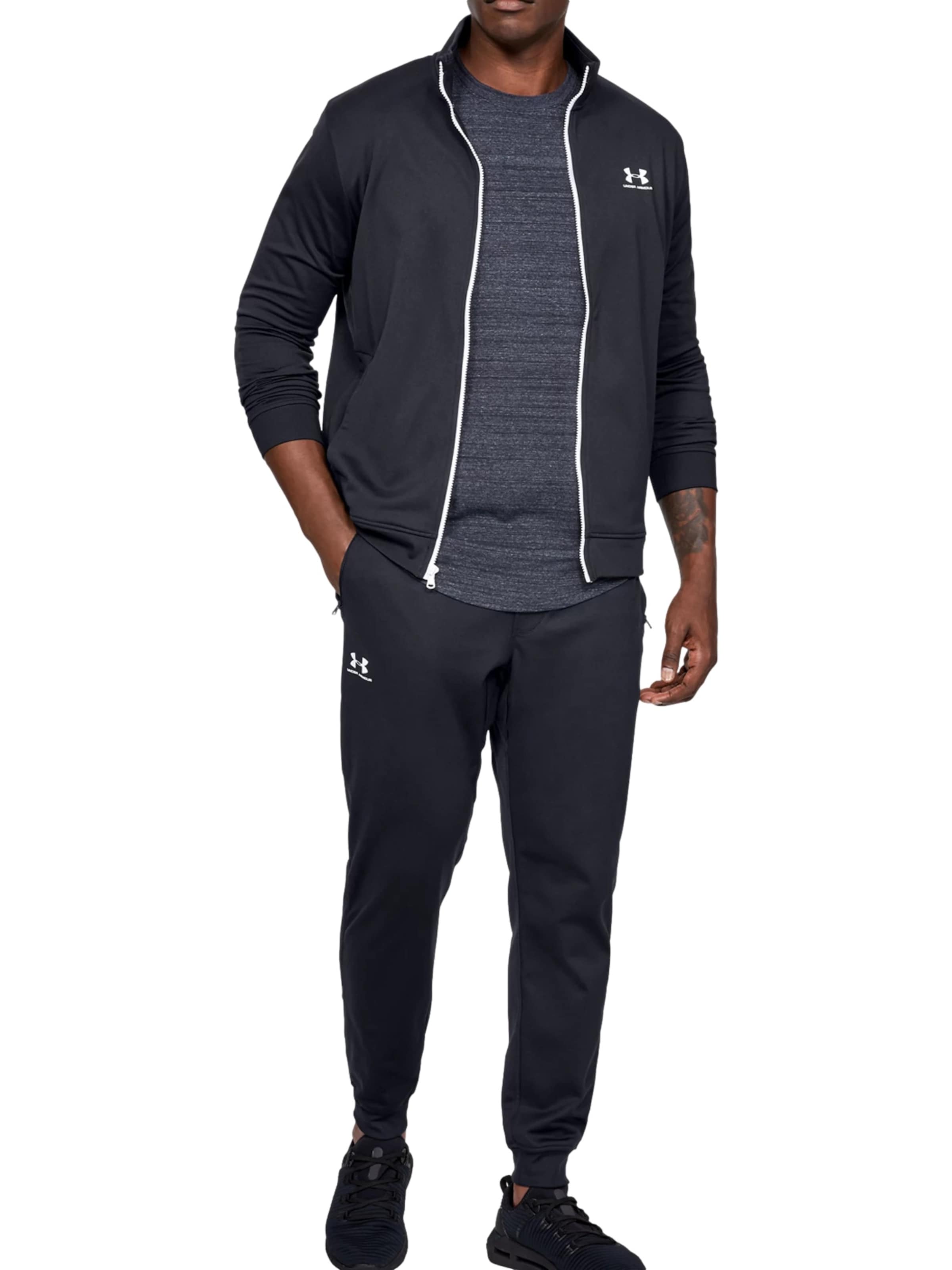 Loosefit Pantalon de sport 'Sportstyle' UNDER ARMOUR en noir : devant