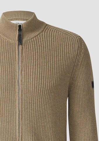 s.Oliver Strickjacke in Beige