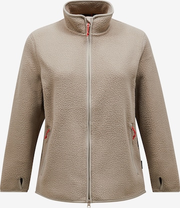 Veste mi-saison PEAK PERFORMANCE en marron : devant