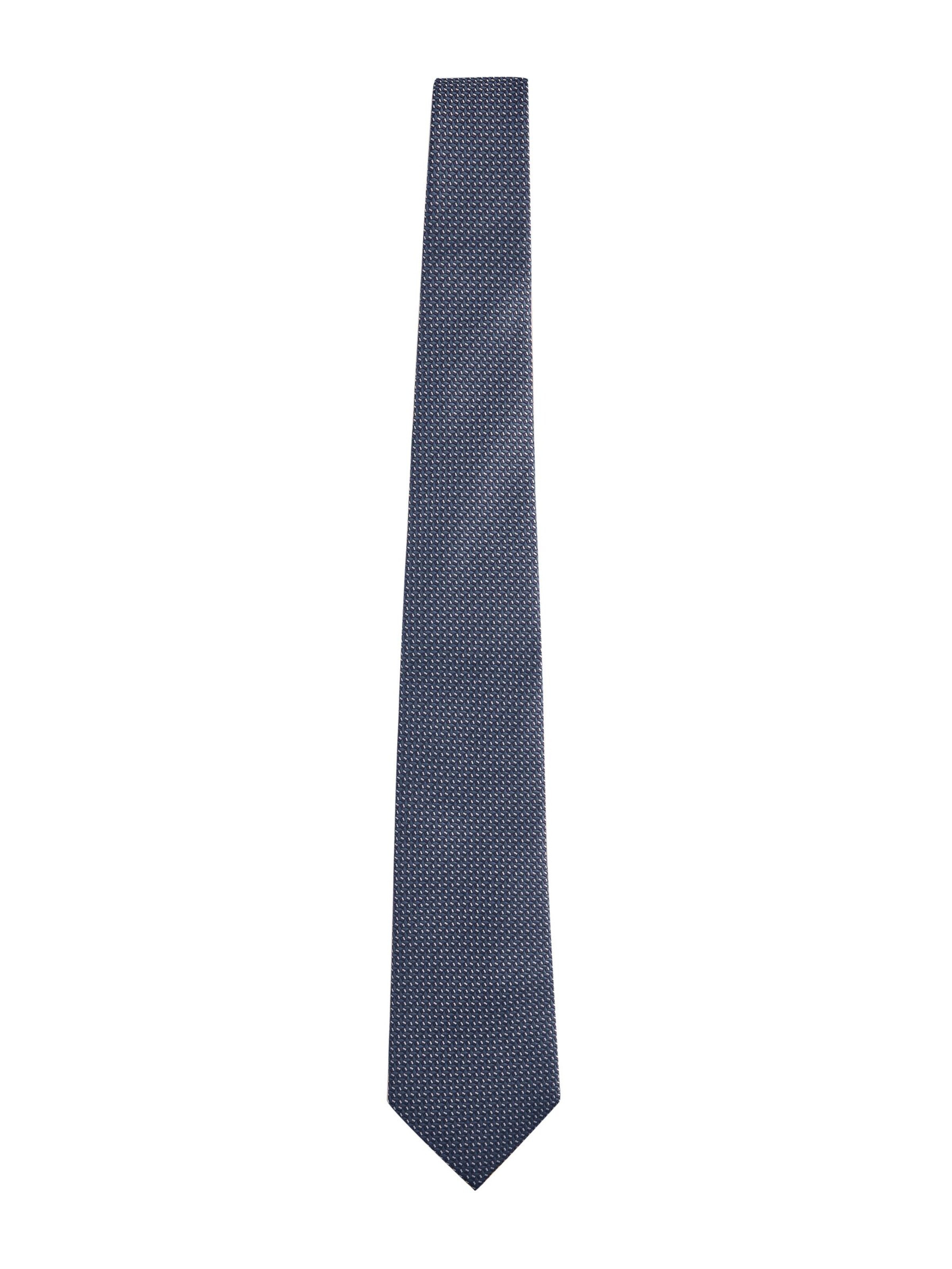 Next Krawatte in One Size in taubenblau / weiß, Produktansicht