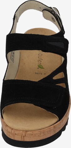 WALDLÄUFER Sandals 'Wiebke' in Black