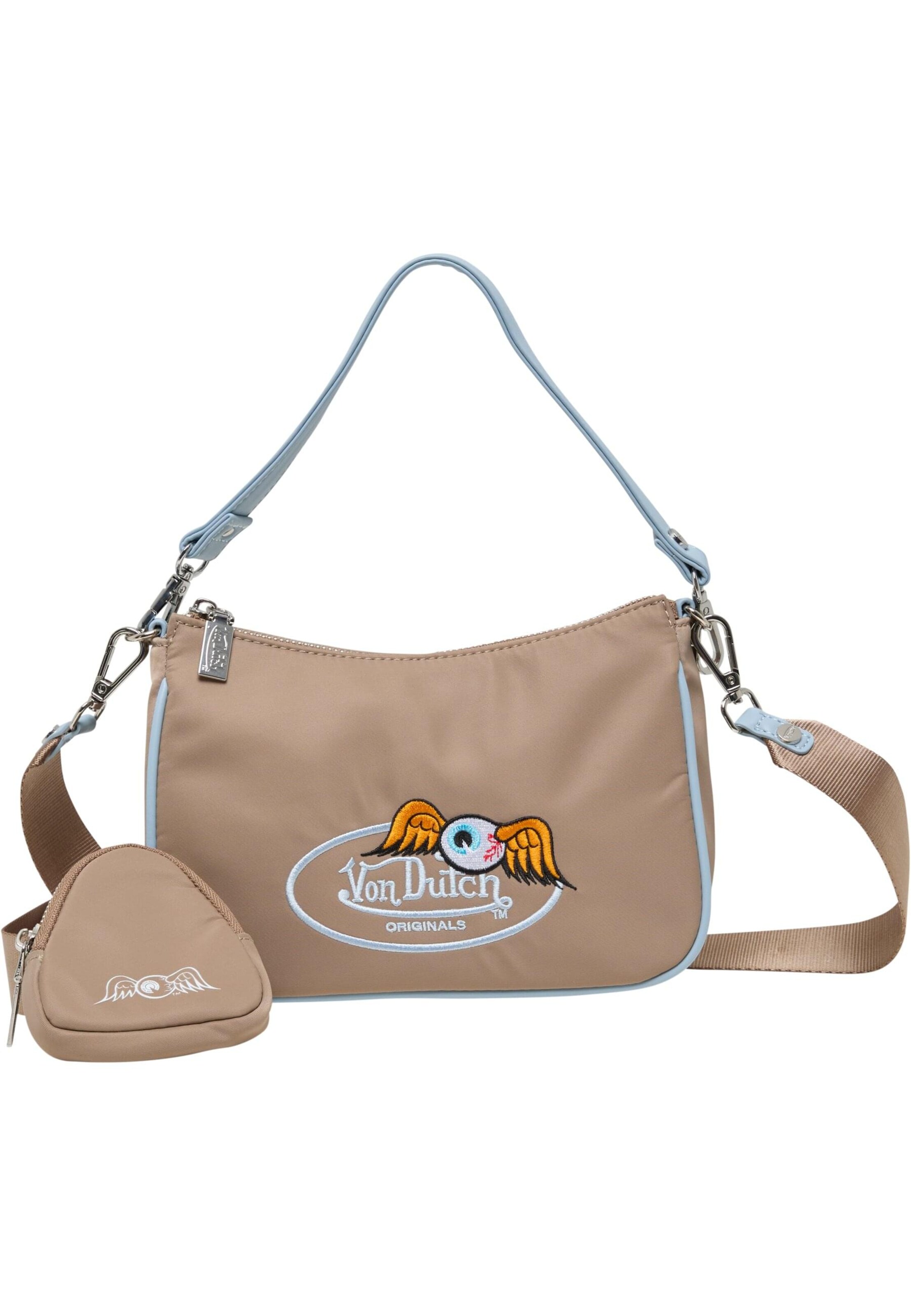 Von Dutch Originals Umhängetasche 'Kacey' in Beige: Vorderseite