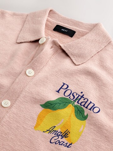 Next Gebreid vest 'Positano' in Roze