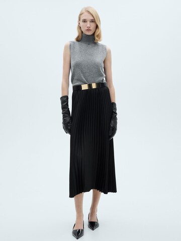MANGO Skirt 'Plisado' in Black