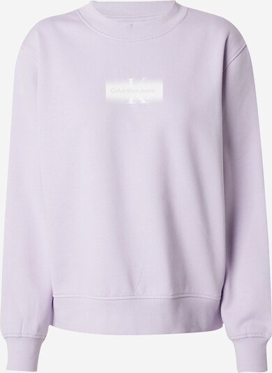 Calvin Klein Jeans Sportisks džemperis, krāsa - ceriņu / balts, Preces skats