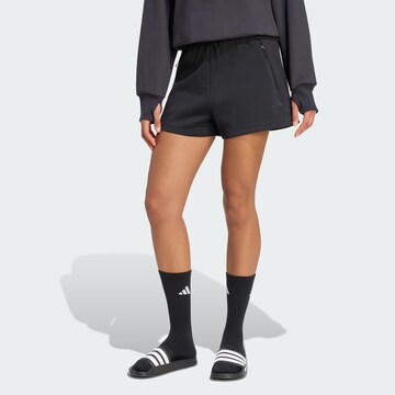 ADIDAS SPORTSWEAR Loosefit Urheiluhousut 'Z.N.E.' värissä musta: etupuoli