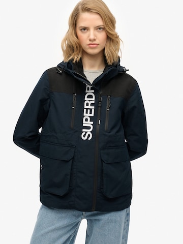 Superdry - Chaqueta funcional en azul: frente