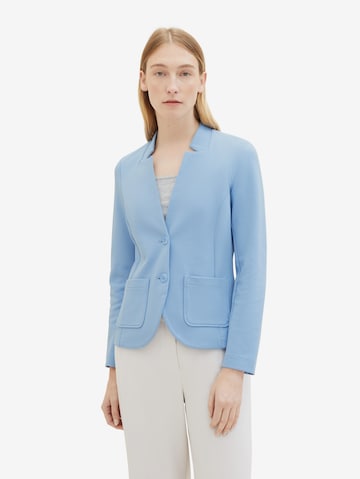 Blazer TOM TAILOR en bleu : devant