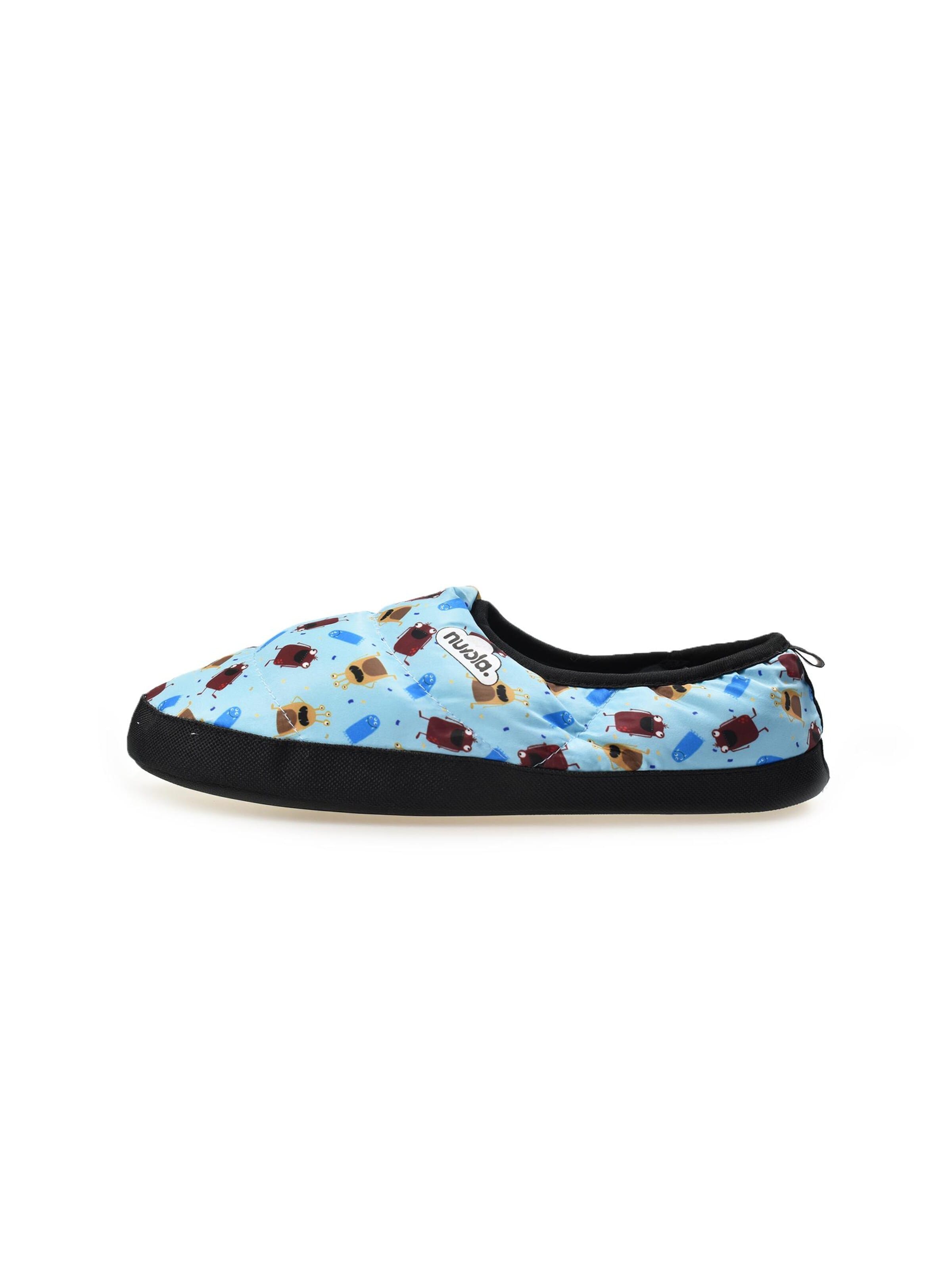 Nuvola. - Pantufa 'Mostro' em azul: frente