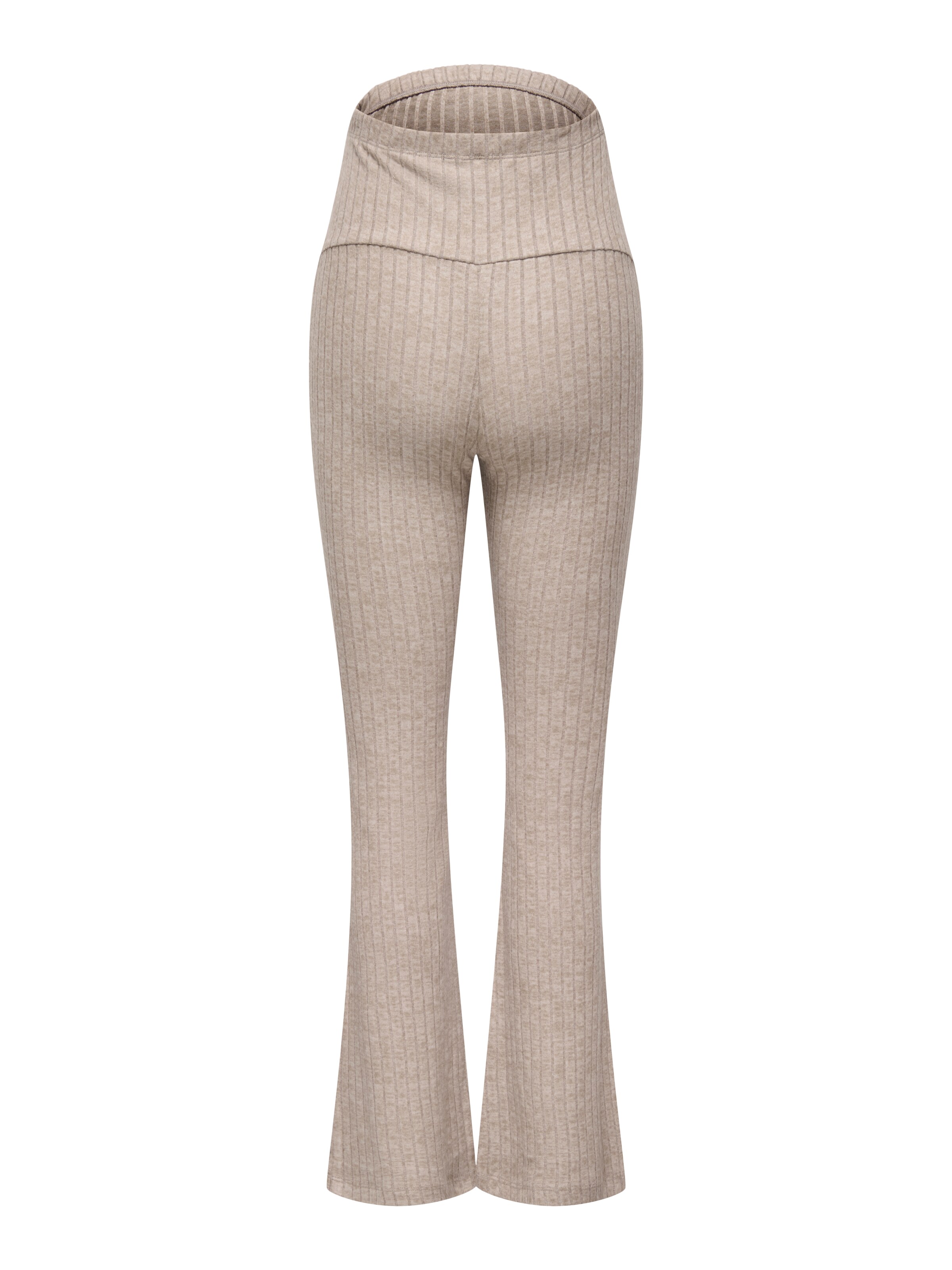 Only Maternity Flared Broek 'OLMLOLA' in Bruin