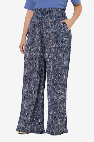 Ulla Popken Wide Leg Housut värissä sininen: etupuoli