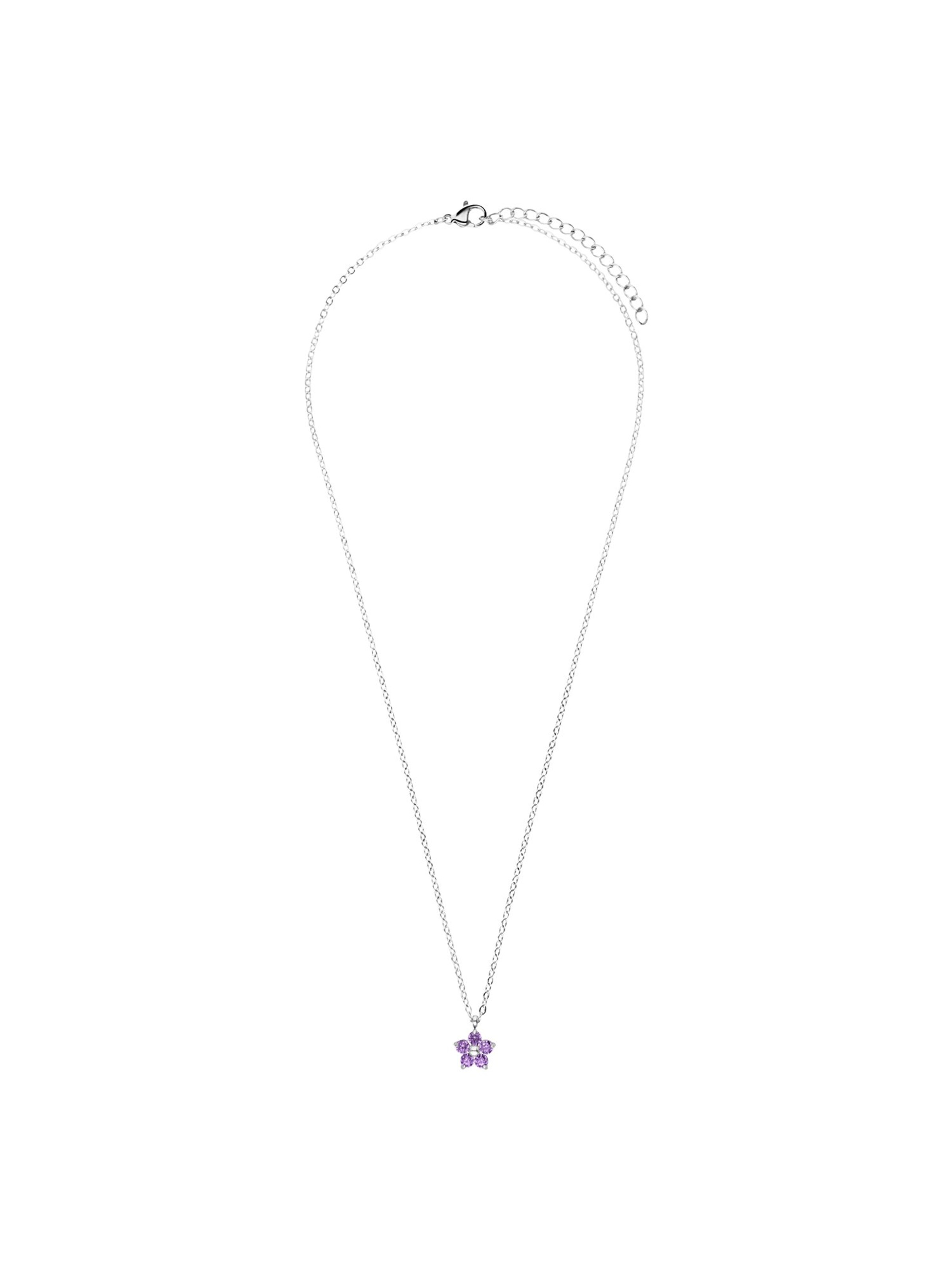 Lucardi Ketting in Zilver: voorkant