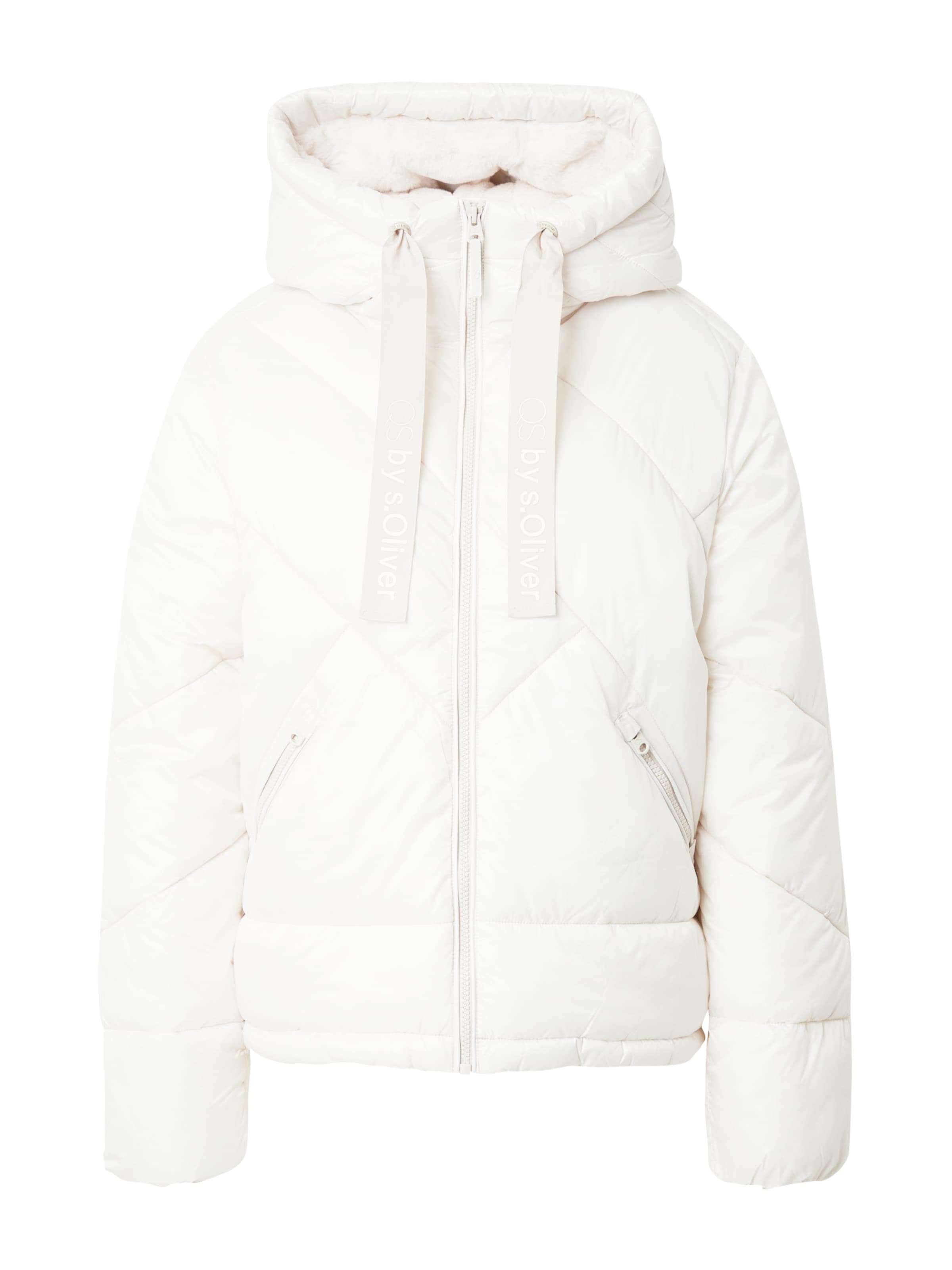 QS Jacke in Weiß: Vorderseite