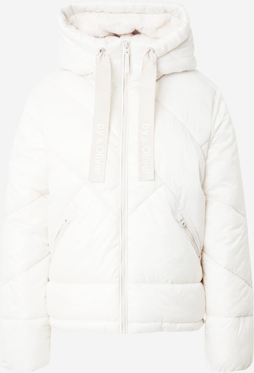 QS Winterjas in de kleur Wit, Productweergave
