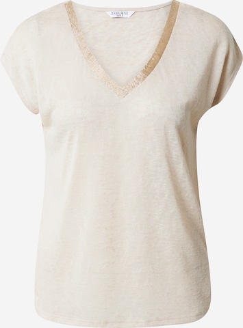 ZABAIONE - Camiseta 'Saylor' en beige: frente