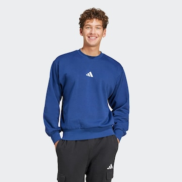 ADIDAS SPORTSWEAR Sports sweatshirt 'Feelcozy' in Blue: front