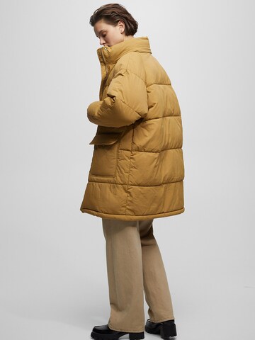 Pull&Bear Zimní kabát – hnědá