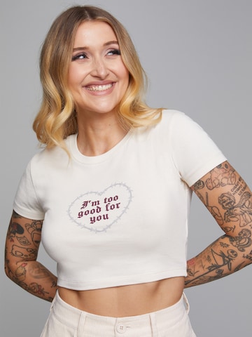 ABOUT YOU x Sharlota Shirt 'Caja' in Weiß: predná strana