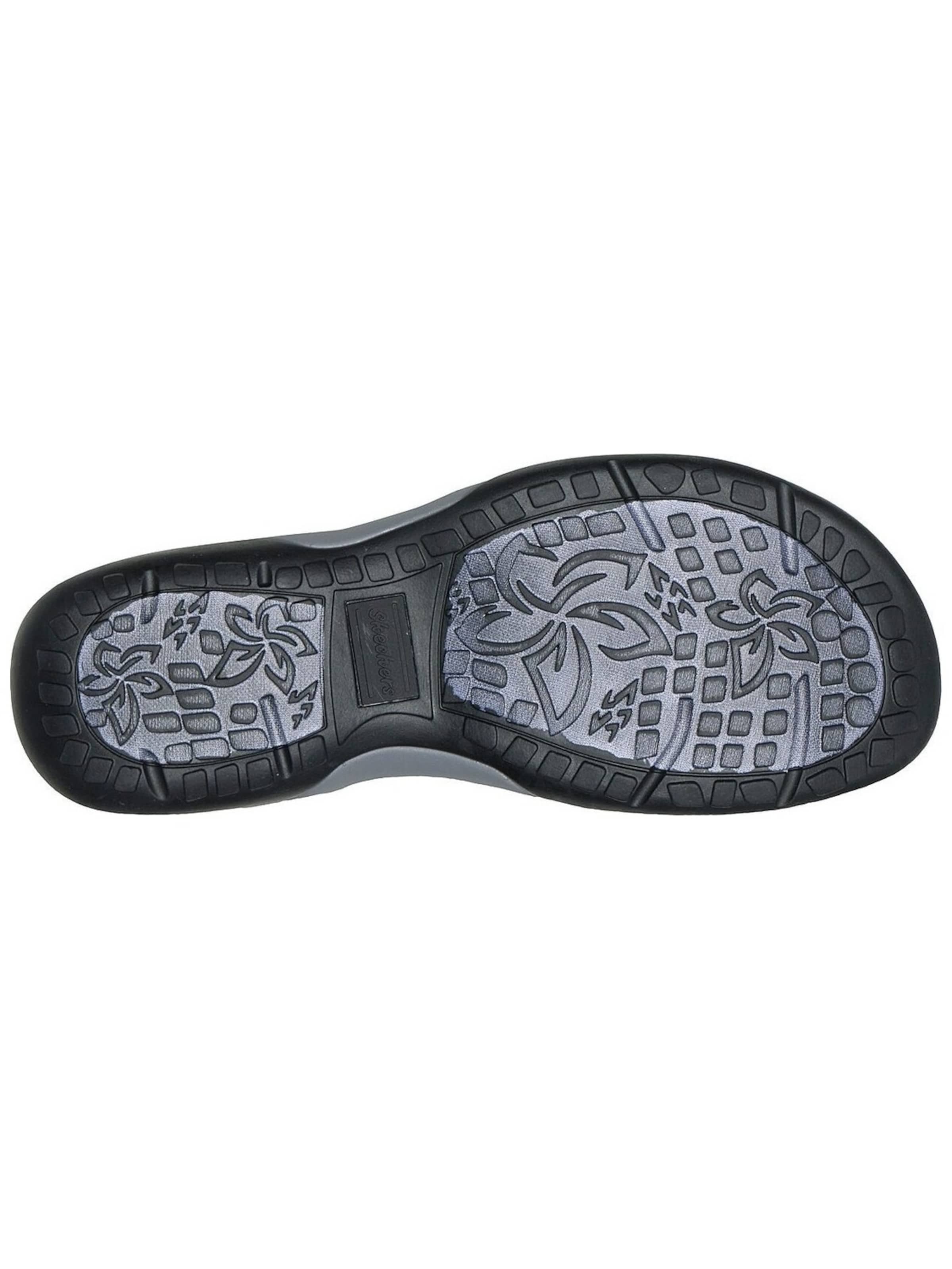 SKECHERS Sandale 'Skechers Reggae Slim - Summer Getaway'‌‌‌ in Schwarz