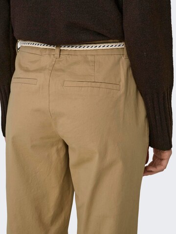 ONLY Slimfit Hose 'BIANA' in Beige