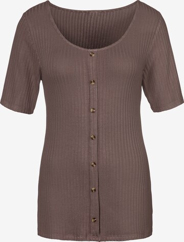 T-shirt VIVANCE en marron