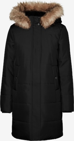 VERO MODA Wintermantel 'ADDISON' in Zwart: voorkant