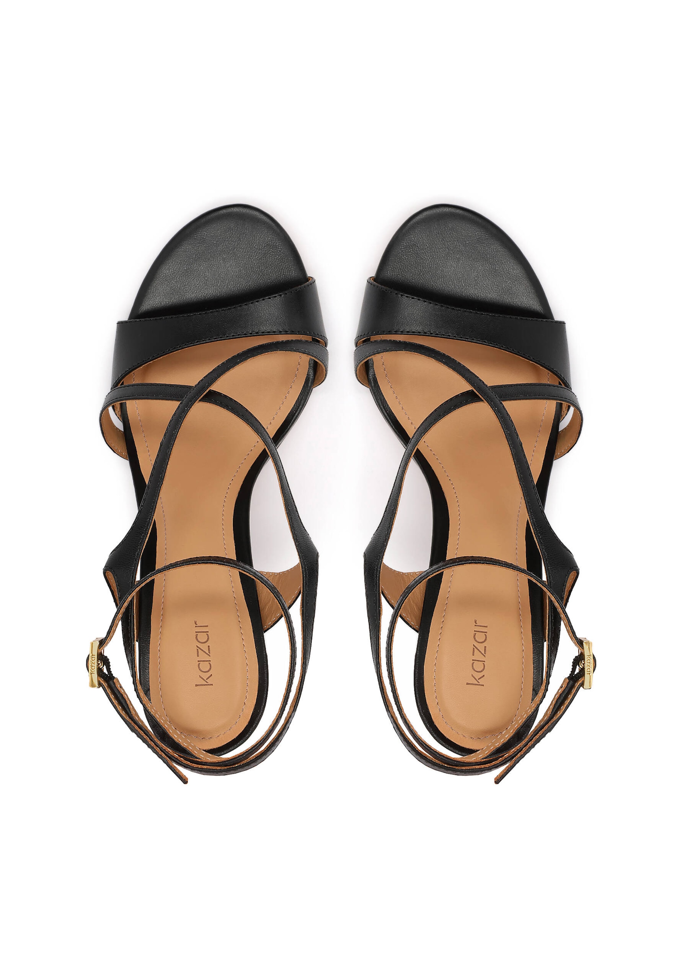 Kazar Strap sandal in Black