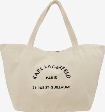 Karl LagerfeldShopper torba 'K/Rue St-Guillaume' - bež boja: prednji dio