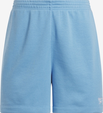 Reebok Workout Pants in Blue: front