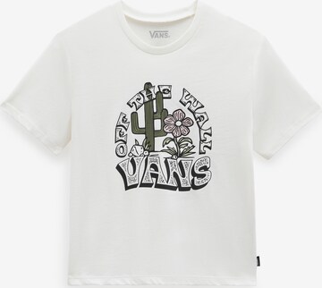 T-Shirt VANS en blanc : devant