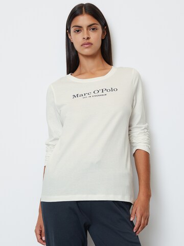 T-shirt ' Mix & Match Cotton ' Marc O'Polo en blanc : devant
